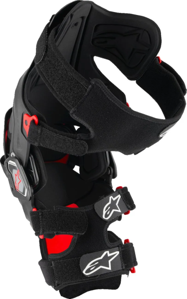 Alpinestars Rk-7 Plasma fekete/piros térdvédők, M méret, 3, nordicamoto.ro