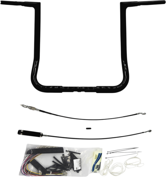 1-1/4(r) Ez Install Flat Top Handlebar Kit Black, 1, nordicamoto.ro