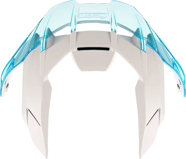 ICON Ultraflite sisakspoiler, fehér, EGY MÉRET, 1, nordicamoto.ro