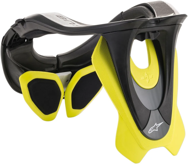 Alpinestar BNS Tech-2 nyakvédő, fekete-fluo sárga, L/XL méret, 3, nordicamoto.ro