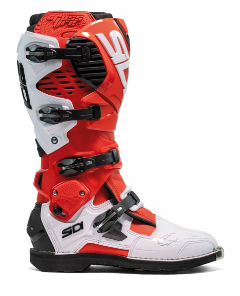 Cizme Sidi Crossfire 3 Red/White, 5, nordicamoto.ro