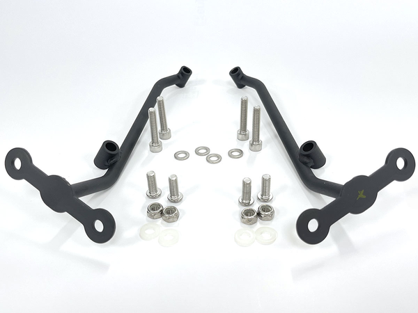 Windscreen Supports Bracket Black, 2, nordicamoto.ro