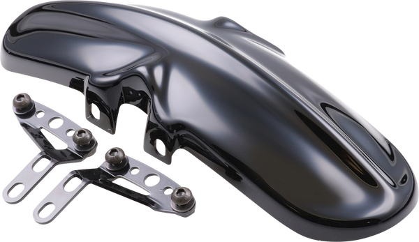 Front Fender Old School Black, 4, nordicamoto.ro