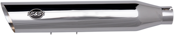 Slash Cut Ec Slip-on Mufflers Black, 1, nordicamoto.ro