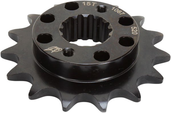 Lightweight Steel Sprocket Black, Zinc, 1, nordicamoto.ro