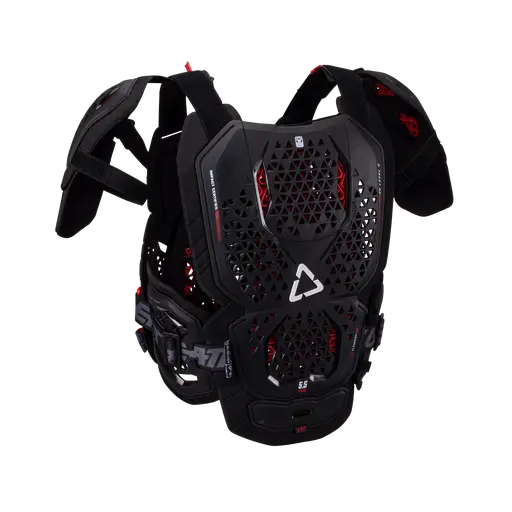 Leatt 5.5 PRO EVO mellkasvédő, fehér, S–M, 7, nordicamoto.ro