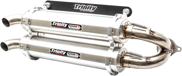 Stage 5 Slip-on Dual Muffler Brushed, 1, nordicamoto.ro