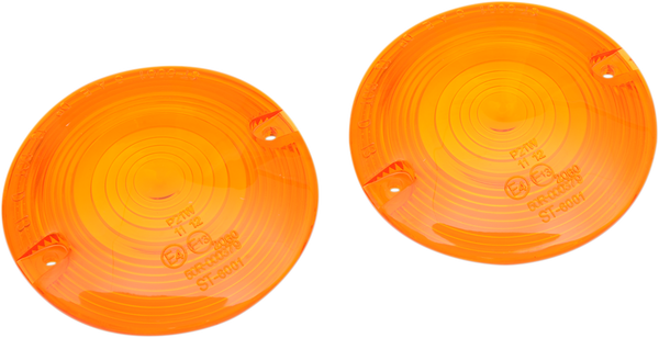 Replacement Turn Singal Lenses For Dressers Amber, 2, nordicamoto.ro