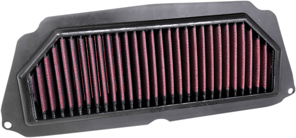 High-flow Air Filter Black, Red, 3, nordicamoto.ro