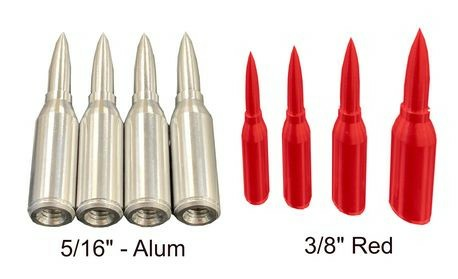 Skinz Shop tools Ski Alignment Bullets Red, 1, nordicamoto.ro