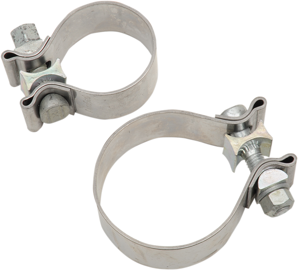 Stainless Steel Muffler Clamps Unfinished, 1, nordicamoto.ro