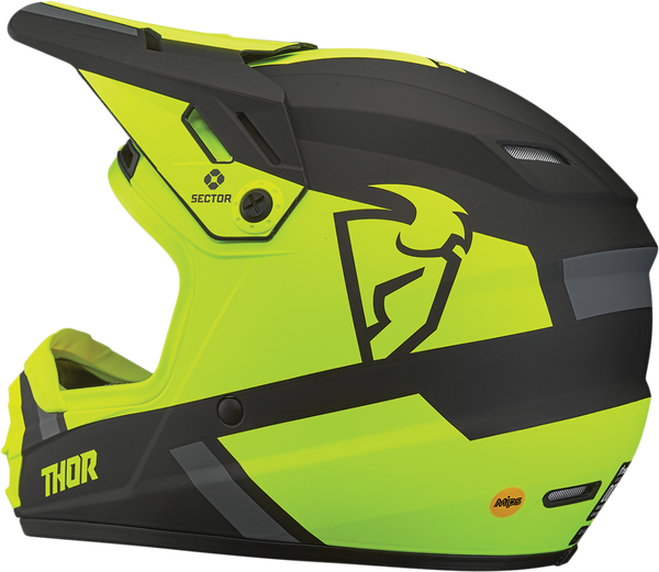 Youth Sector Split Mips Helmet Hi-vis, Yellow  S, 5, nordicamoto.ro