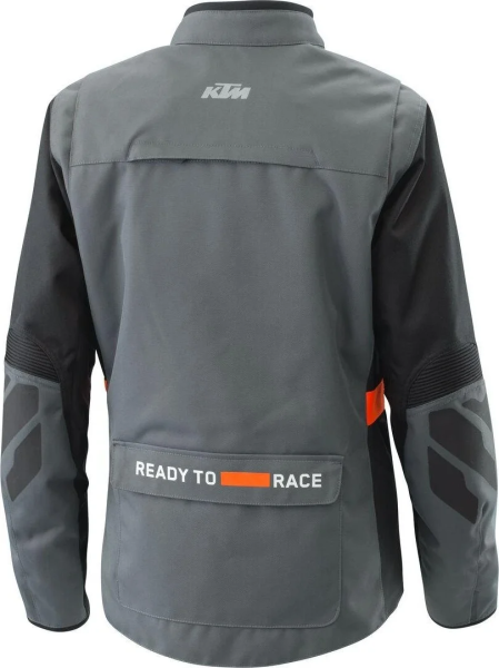 KTM Tourrain WP V2 női kabát – szürke/narancssárga – S-es méret, 3, nordicamoto.ro