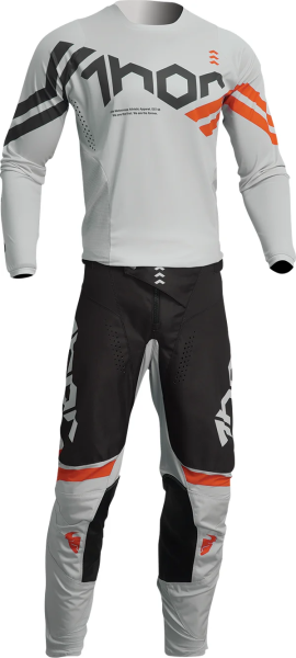 Tricou Thor Pulse Cube Gray/Orange 2XL, 6, nordicamoto.ro