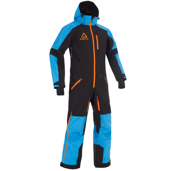AMOQ Void V2 Monosuit Insulated Black/Sky Blue/Orange S, 1, nordicamoto.ro