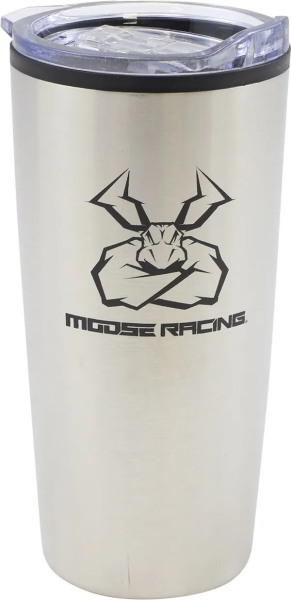 MOOSE RACING Branded Tumbler Silver, 1, nordicamoto.ro