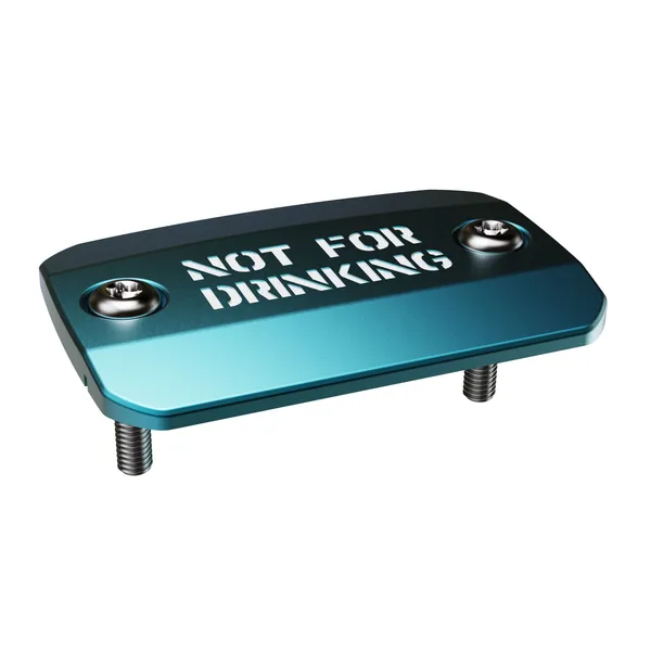 Brake Reservoir Lid Turquoise, Anodized, 1, nordicamoto.ro