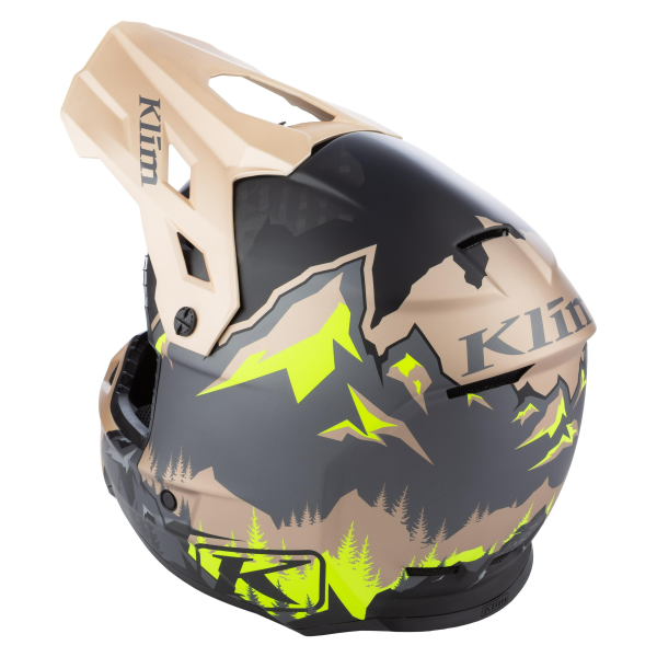 Klim F3 Carbon ECE Unruly fekete–fehér motoros sisak, 20, nordicamoto.ro