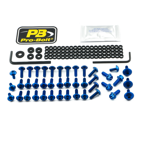 Fairing Bolt Kit For Ducati Blue, 1, nordicamoto.ro