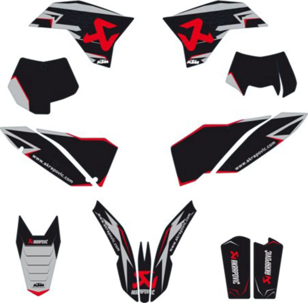AKRAPOVI GRAPHICS KIT, 1, nordicamoto.ro