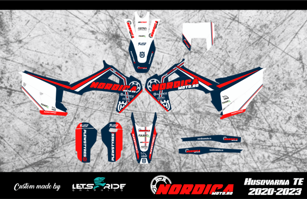 Kit stickere HUSQVARNA TE 2020-2023 Nordicamoto, 1, nordicamoto.ro