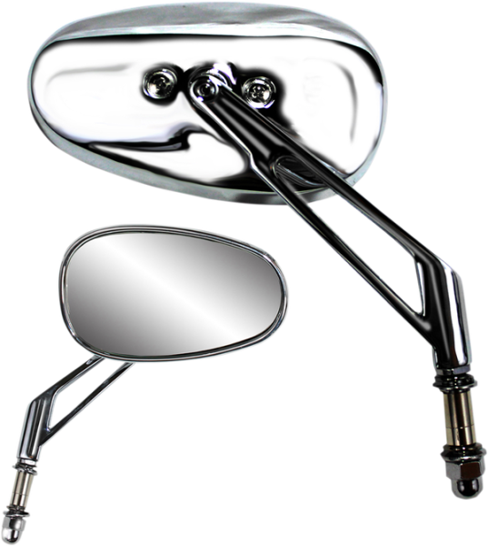 Billet Chrome Mirror Chrome, 1, nordicamoto.ro