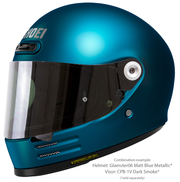SHOEI GLAMSTER06 teljes arcú sisak, kék, M, 4, nordicamoto.ro