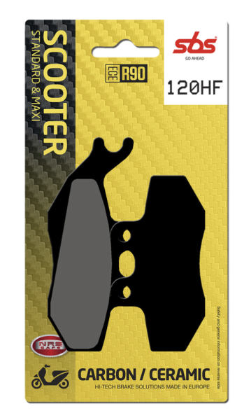 Hf Street Ceramic Organic Brake Pads, 1, nordicamoto.ro