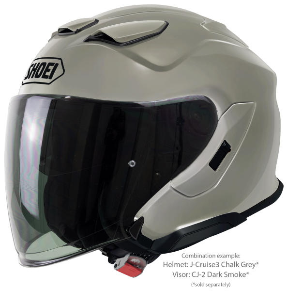 SHOEI J-CRUISE3 fúvóka sisak, krétaszürke, M-es méret, 2, nordicamoto.ro