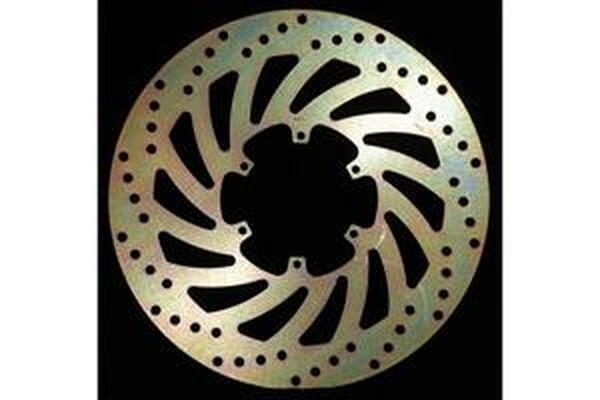 Round Hpsr Solid Brake Rotor Gold, Stainless Steel, Zinc, 1, nordicamoto.ro