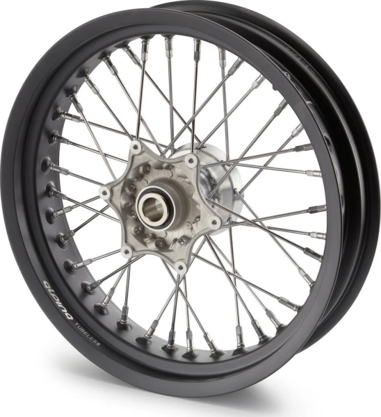 Komplett Supermoto első kerék 3,5x16,5" KTM/Husqvarna/Gas-Gas modellekhez (22 mm-es tengely), 1, nordicamoto.ro