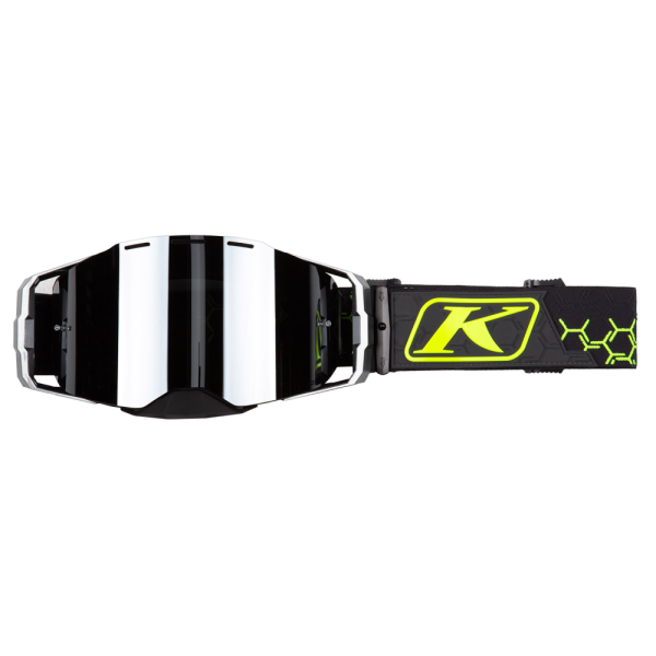 Ochelari Klim Edge Off-Road FOCUS METALLIC SILVER CLEAR LENS, 6, nordicamoto.ro