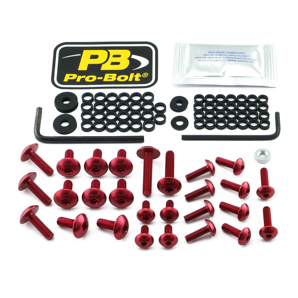 Fairing Bolt Kit For Kawasaki Red, 1, nordicamoto.ro