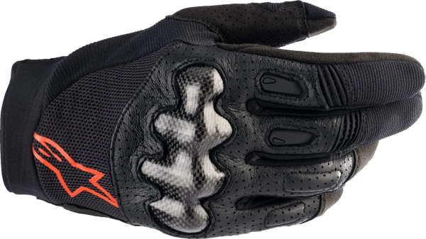Alpinestars Megawatt fekete/piros S-es kesztyű, 1, nordicamoto.ro