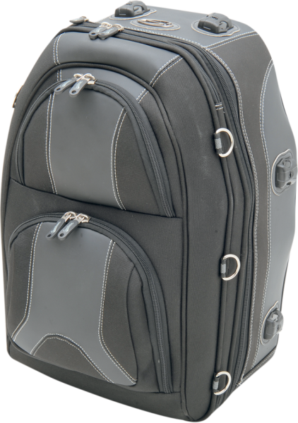 Pillion And Rear Rack Luggage Bag Black, 4, nordicamoto.ro