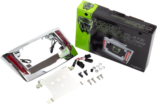 Led License Plate Frame For Tri-glide® Red, 3, nordicamoto.ro