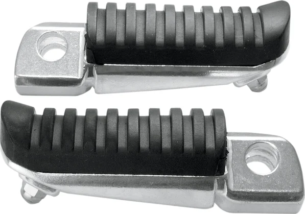 OEM-stílusú pótlábfékek, fekete, ezüst, 1, nordicamoto.ro