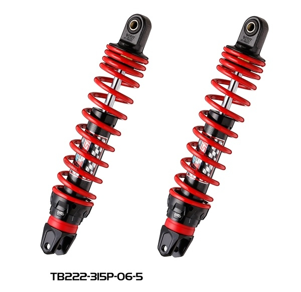 Gas Dtg Series Scooter Shock Absorbers Black, Red, 2, nordicamoto.ro