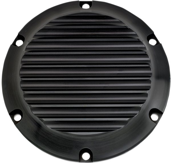 Billet Derby Cover Black Anodized, 2, nordicamoto.ro
