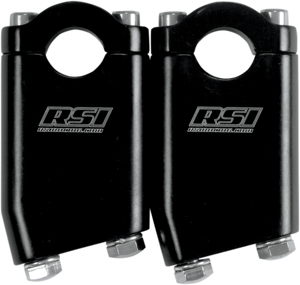 Angled Handlebar Risers Black, 1, nordicamoto.ro
