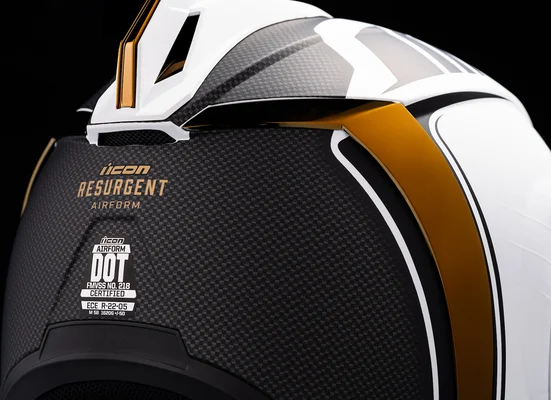 Airform Resurgent Helmet Gold, White S, 8, nordicamoto.ro