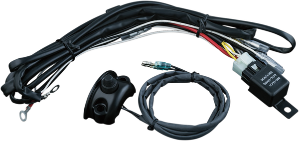 Universal Driving Light Wiring Relay Kit Black, 1, nordicamoto.ro