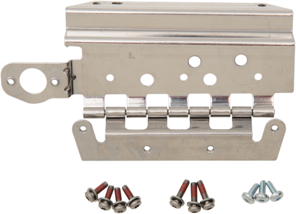 Replacement Saddlebag Lid Hinge Kit Silver, 1, nordicamoto.ro