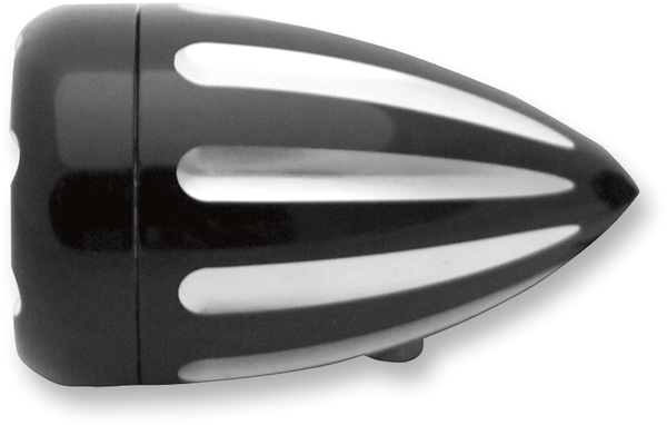 Deep Cut Factory Style Turn Signals W/ Led Fire Ring Black, 1, nordicamoto.ro