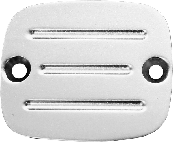Master Cylinder Cover With Milled Lines Silver, 1, nordicamoto.ro