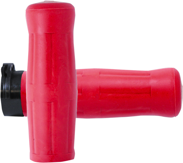 Old School Rubber Grips Red, 1, nordicamoto.ro