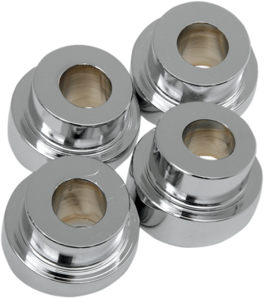 Angled Handlebar Riser Bushing Kit Silver, 1, nordicamoto.ro