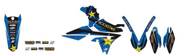 Rockstar Graphic Kits Blue, Black, 3, nordicamoto.ro