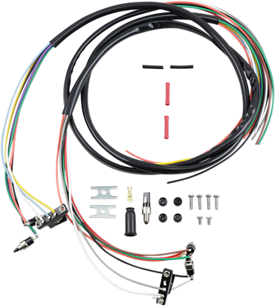 Handlebar Wiring Harness With Switches And Hardware Black, 1, nordicamoto.ro