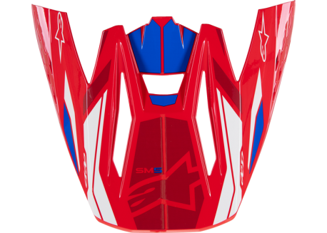 Cozoroc Alpinestars SM5 sisak, piros/kék, EGY MÉRET, 2, nordicamoto.ro